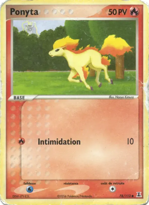 Ponyta - 78/114 - EX Espèces Delta