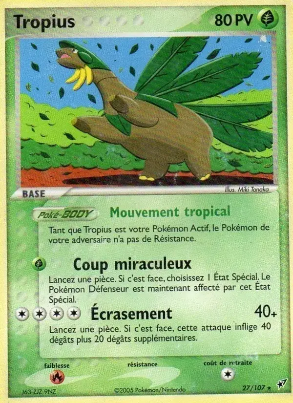 Tropius - 27/108 - EX Deoxys