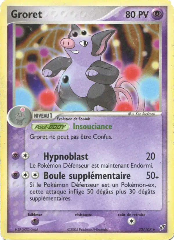 Groret - 32/108 - EX Deoxys