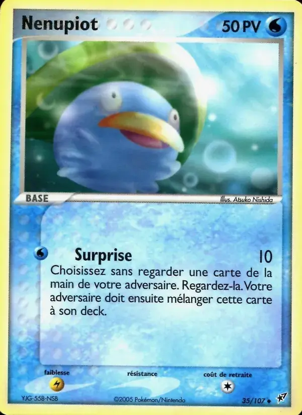 Nénupiot - 35/108 - EX Deoxys