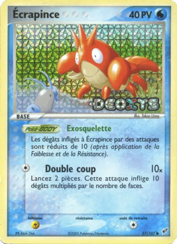 Écrapince - 57/108 - EX Deoxys