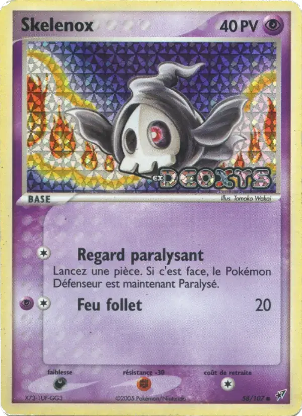 Skelénox - 58/108 - EX Deoxys