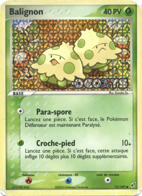 Balignon - 72/108 - EX Deoxys