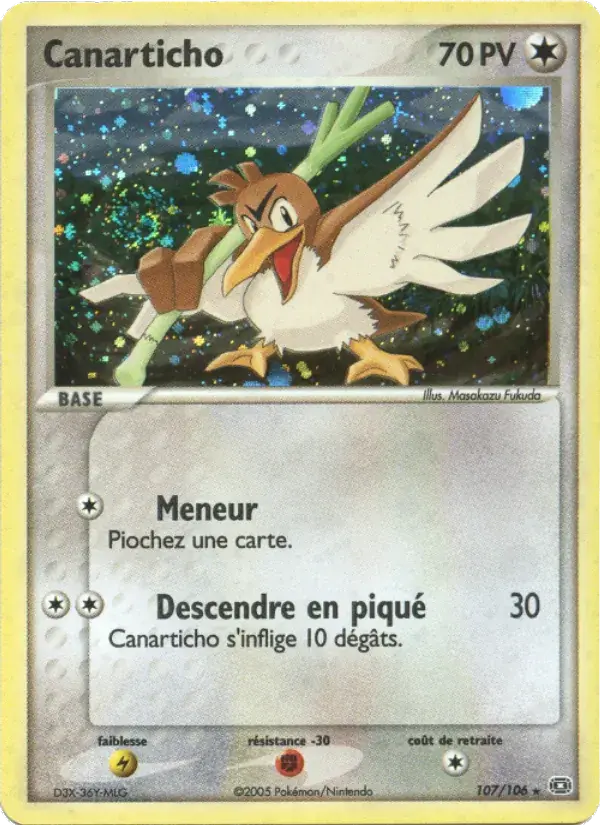 Canarticho - 107/107 - EX Émeraude