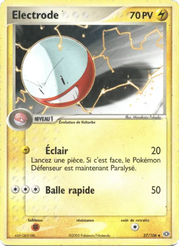 Électrode - 27/107 - EX Émeraude