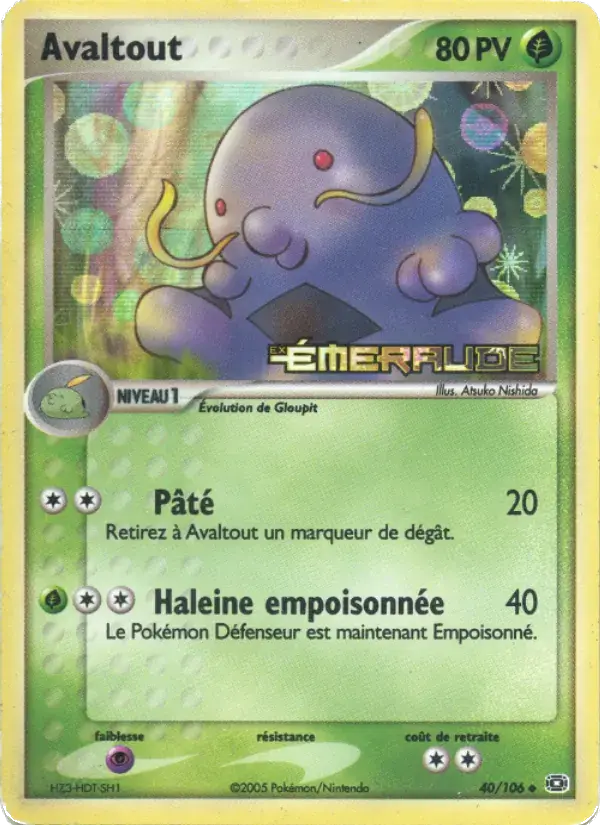 Avaltout - 40/107 - EX Émeraude