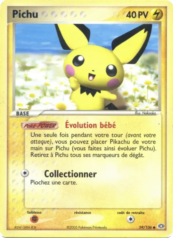 Pichu - 59/107 - EX Émeraude