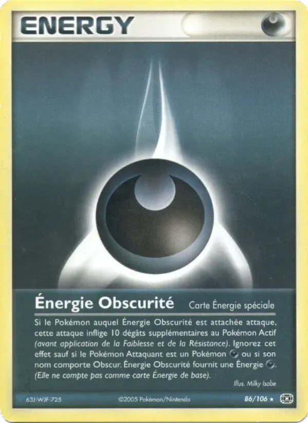 Énergie Obscurité - 86/107 - EX Émeraude