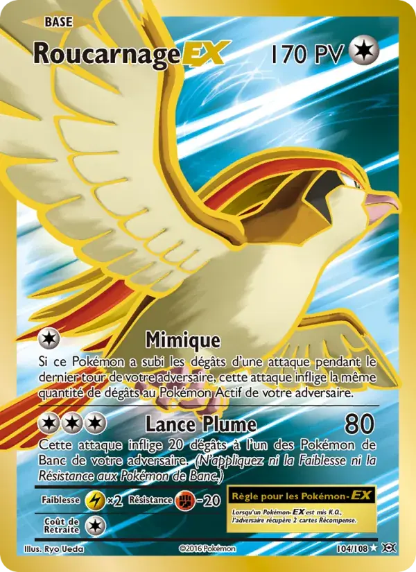 Roucarnage EX - 104/113 - Évolutions