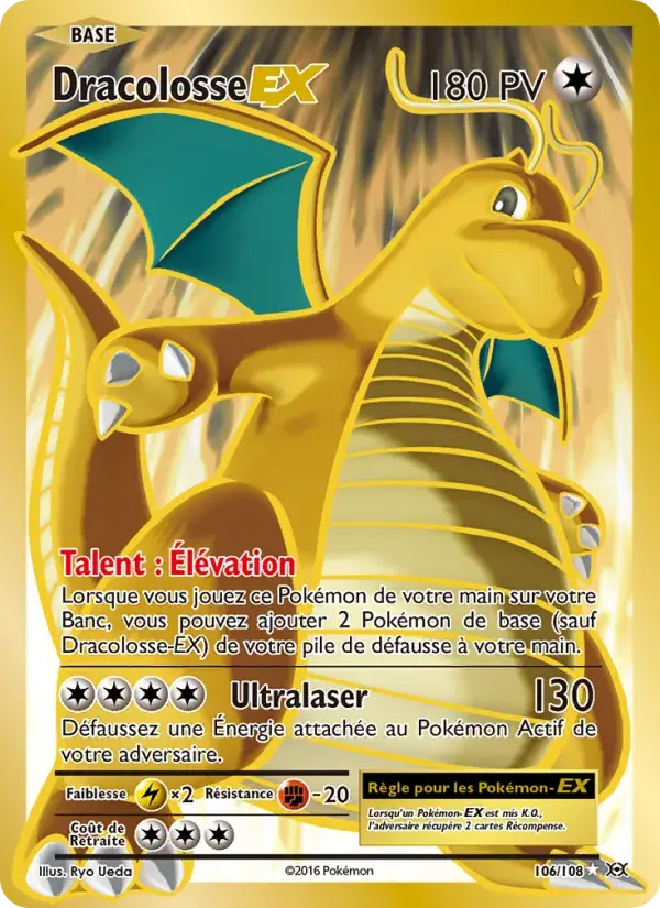 Dracolosse EX - 106/113 - Évolutions