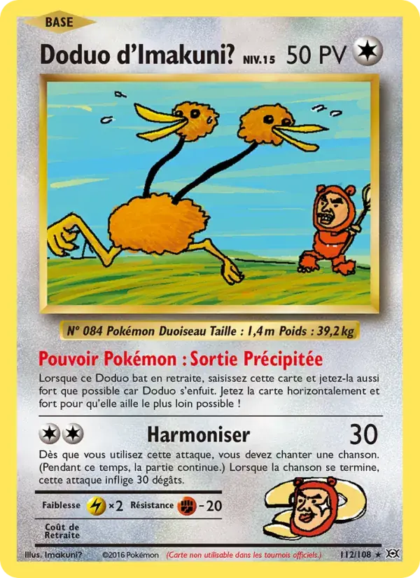 Doduo d'Imakuni? - 112/113 - Évolutions