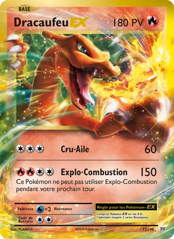 Dracaufeu EX - 12/113 - Évolutions