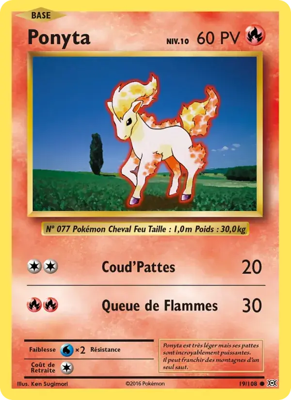 Ponyta - 19/113 - Évolutions