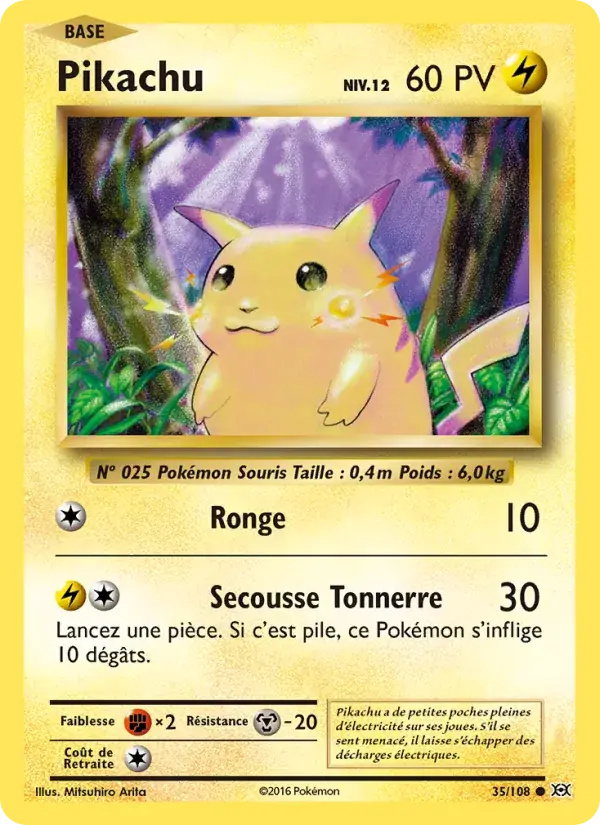 Pikachu - 35/113 - Évolutions