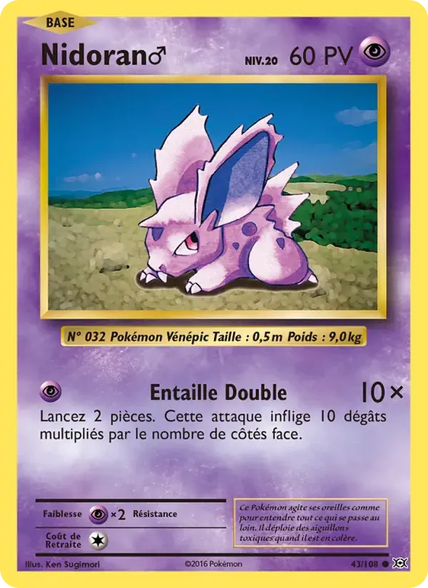 Nidoran♂ - 43/113 - Évolutions