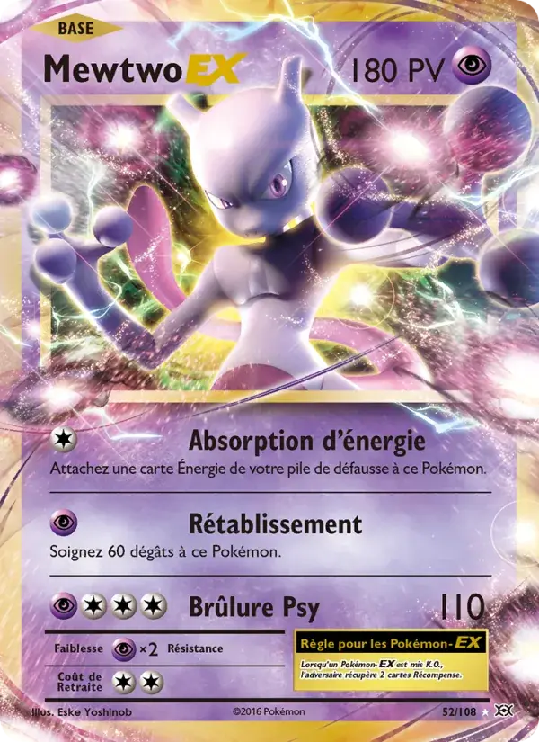 Mewtwo EX - 52/113 - Évolutions