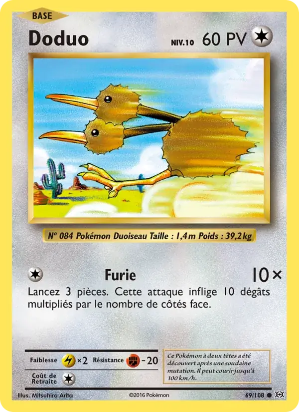 Doduo - 69/113 - Évolutions