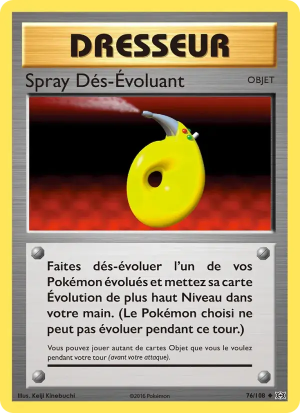 Spray Dés-Évoluant - 76/113 - Évolutions