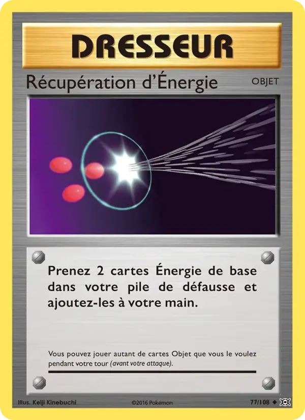 Récupération d'Énergie - 77/113 - Évolutions