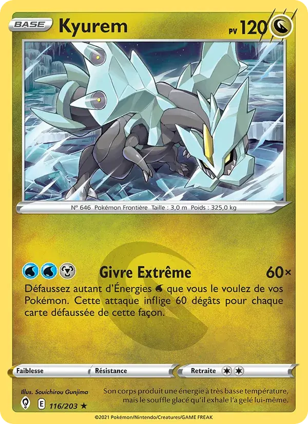 Kyurem - 116/237 - Évolution Céleste