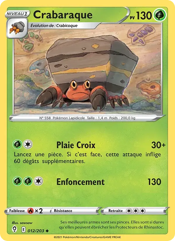 Crabaraque - 12/237 - Évolution Céleste