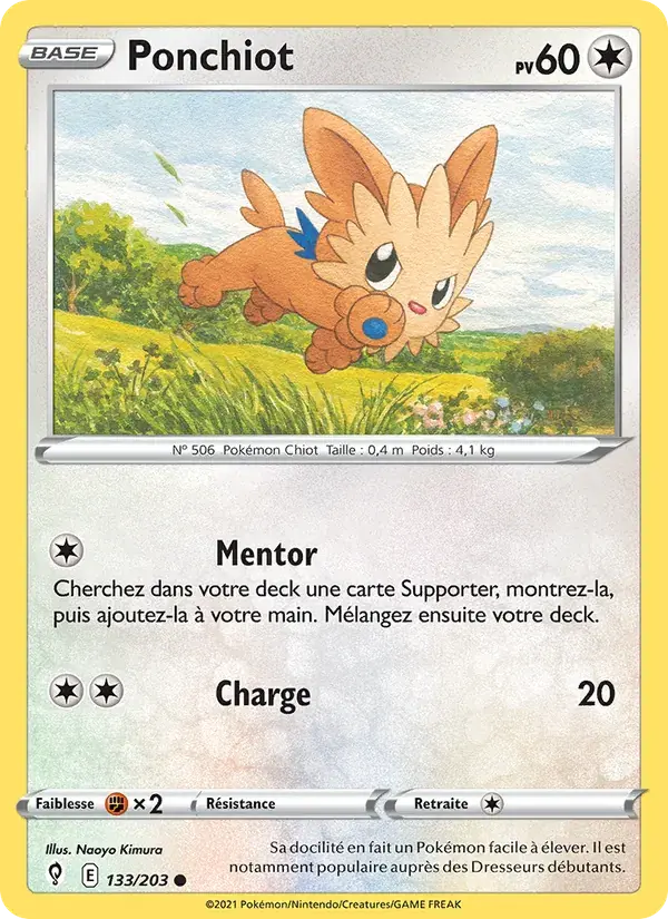 Ponchiot - 133/237 - Évolution Céleste