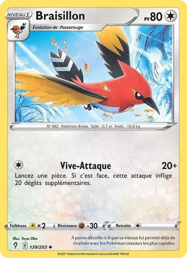 Braisillon - 139/237 - Évolution Céleste