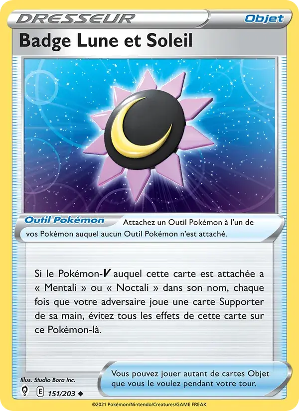 Badge Lune et Soleil - 151/237 - Évolution Céleste