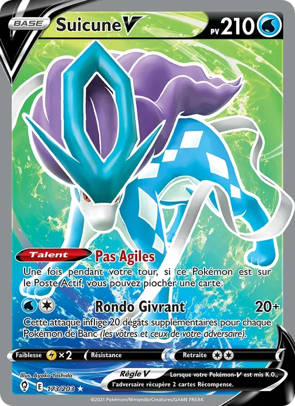 Suicune V - 173/237 - Évolution Céleste