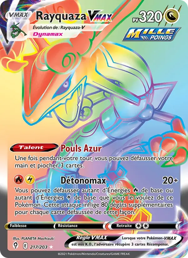 Rayquaza VMAX - 217/237 - Évolution Céleste