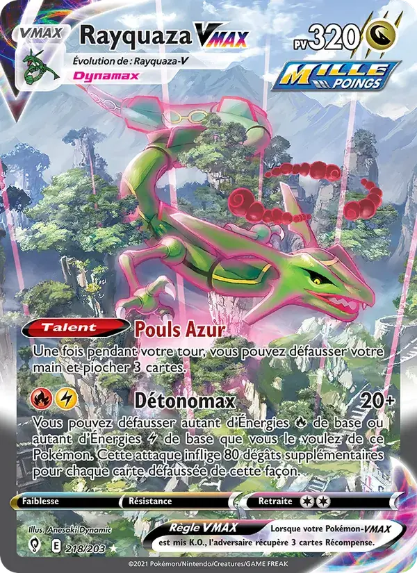 Rayquaza VMAX - 218/237 - Évolution Céleste