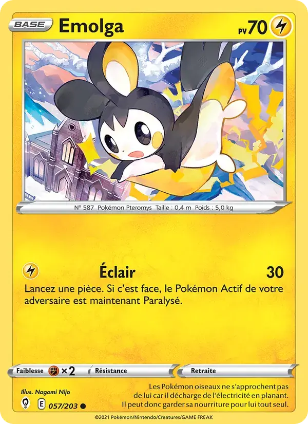 Emolga - 57/237 - Évolution Céleste