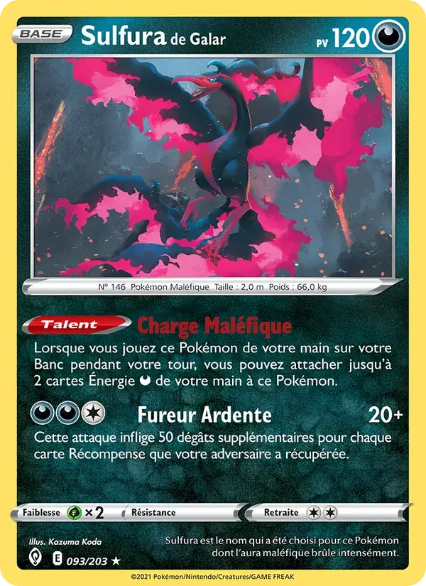 Sulfura de Galar - 93/237 - Évolution Céleste
