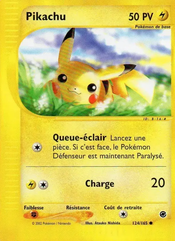 Pikachu - 124/165 - Expedition