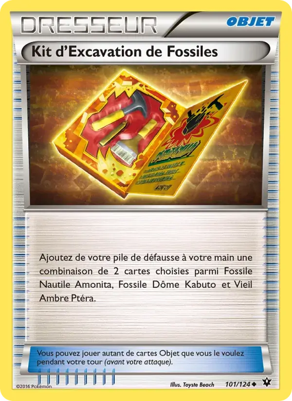 Kit d'Excavation de Fossiles - 101/129 - Impact des Destins