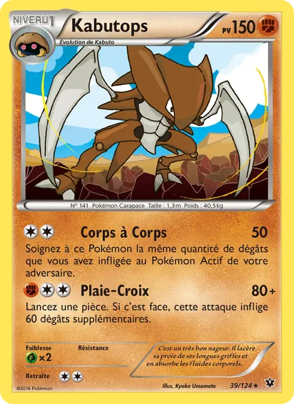 Kabutops - 39/129 - Impact des Destins