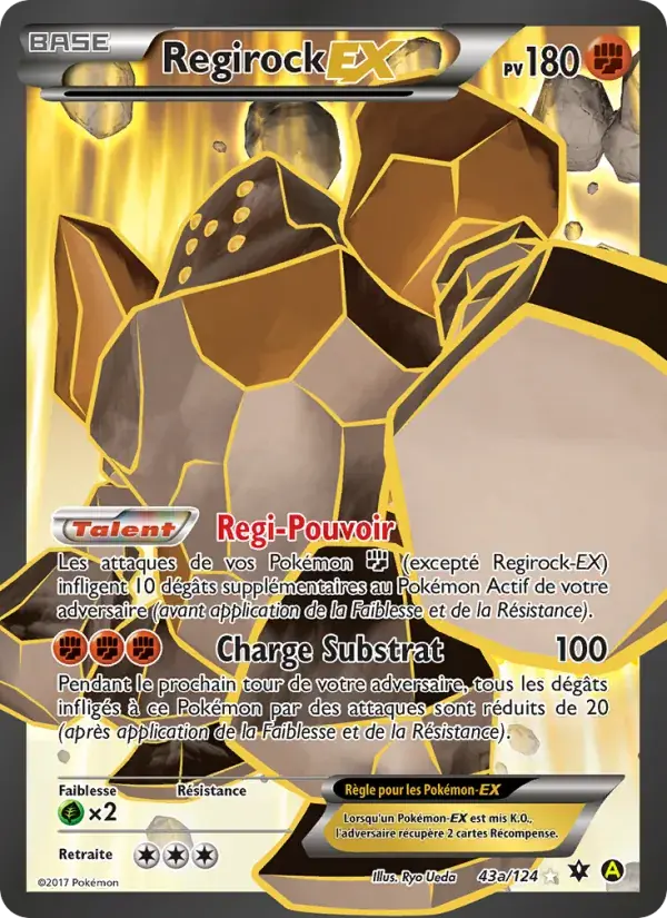 Regirock EX - 43/129 - Impact des Destins