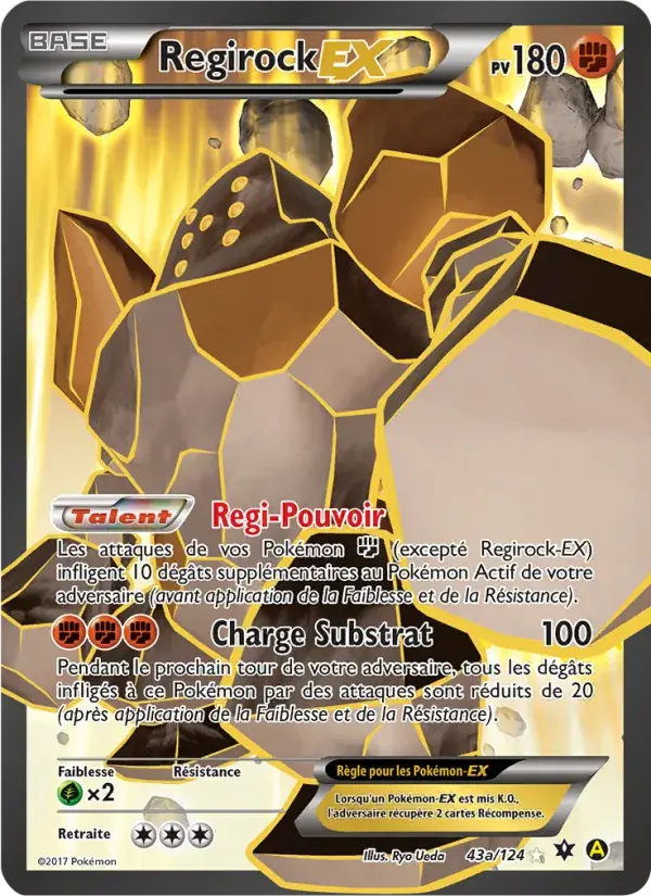 Regirock EX - 43a/129 - Impact des Destins