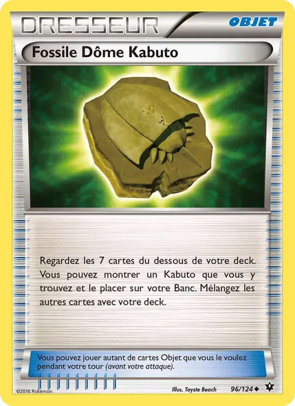 Fossile Dôme Kabuto - 96/129 - Impact des Destins