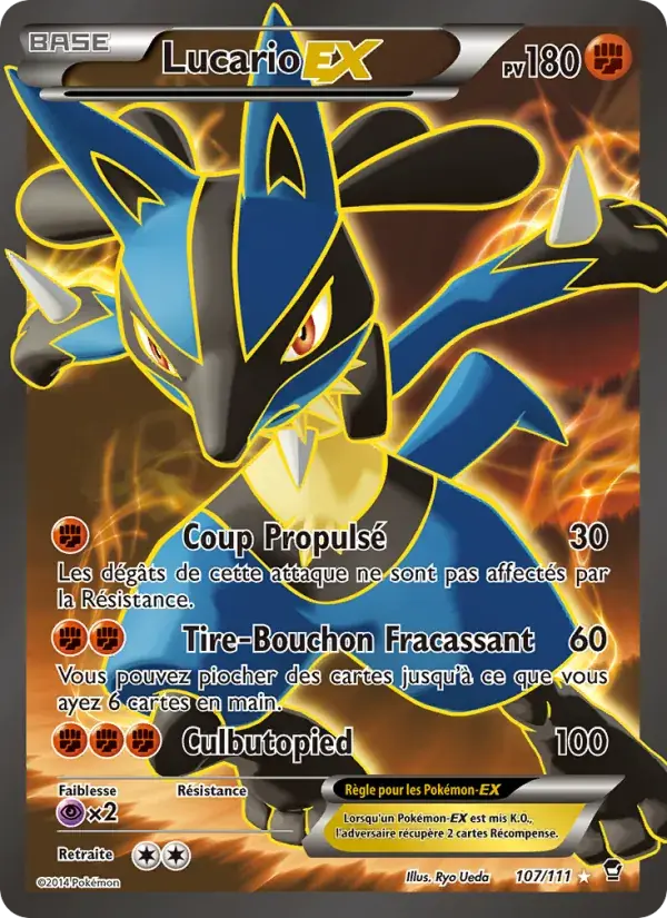 Lucario EX - 107/114 - Poings Furieux
