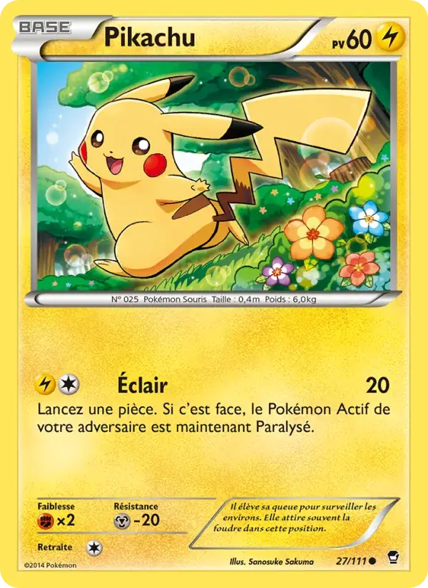 Pikachu - 27/114 - Poings Furieux