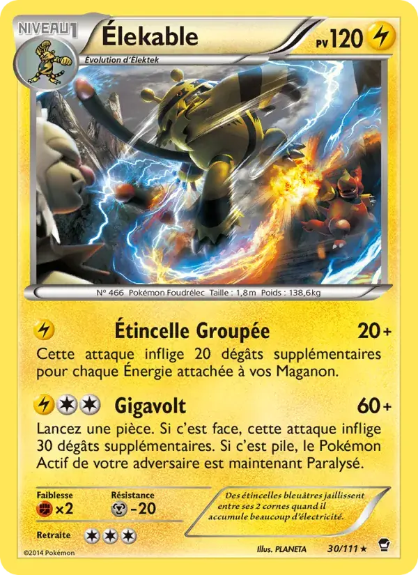 Élekable - 30/114 - Poings Furieux