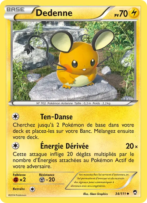 Dedenne - 34/114 - Poings Furieux