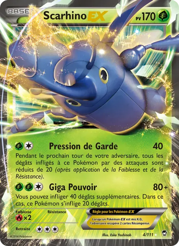 Scarhino EX - 4/114 - Poings Furieux