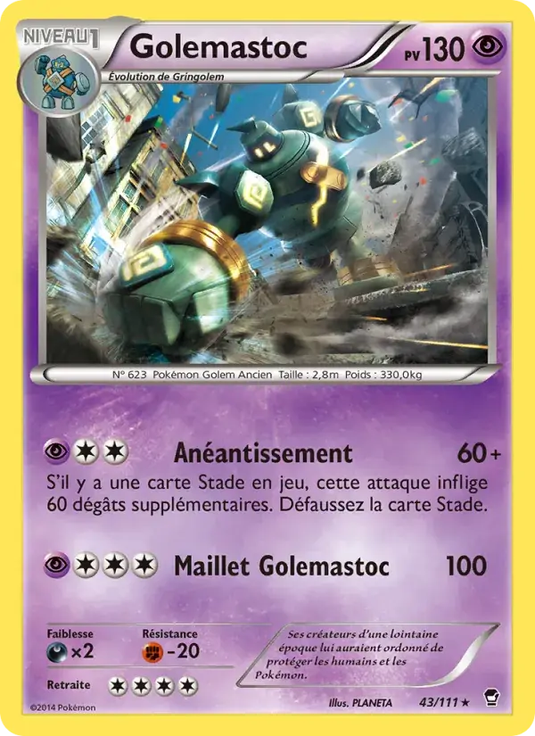 Golemastoc - 43/114 - Poings Furieux