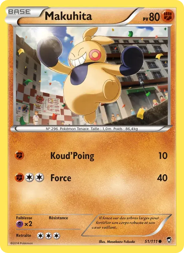 Makuhita - 51/114 - Poings Furieux