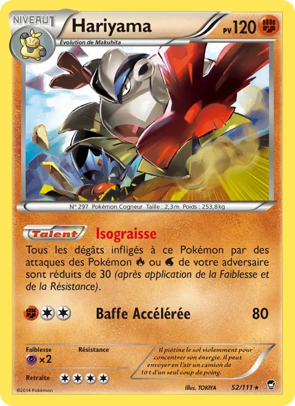 Hariyama - 52/114 - Poings Furieux