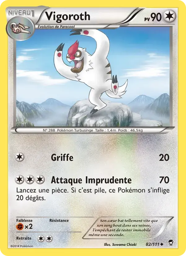 Vigoroth - 82/114 - Poings Furieux