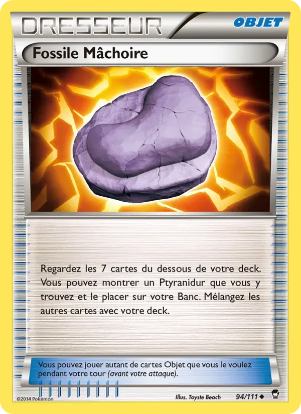 Fossile Mâchoire - 94/114 - Poings Furieux