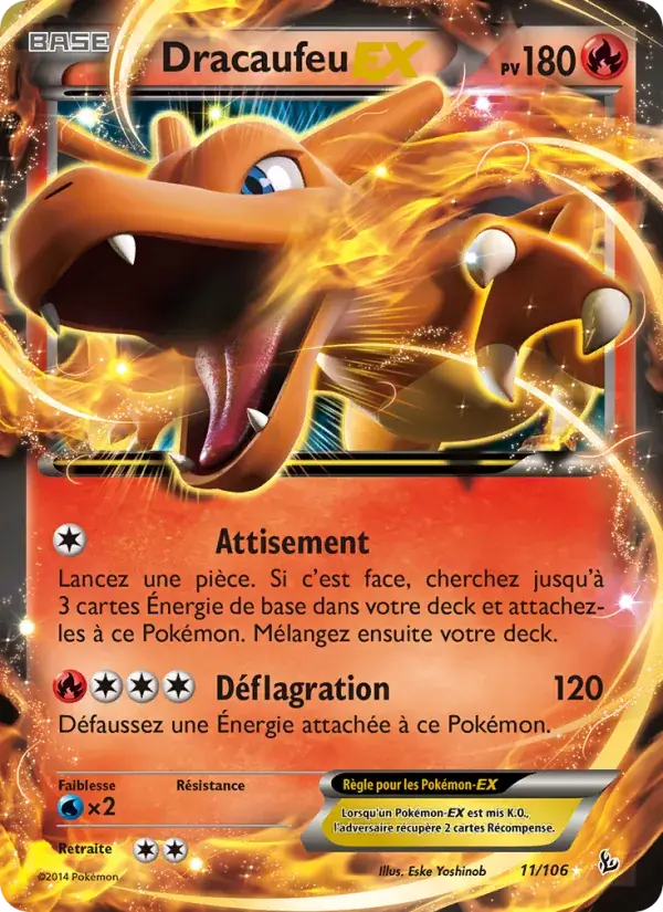 Dracaufeu EX - 11/110 - Étincelles
